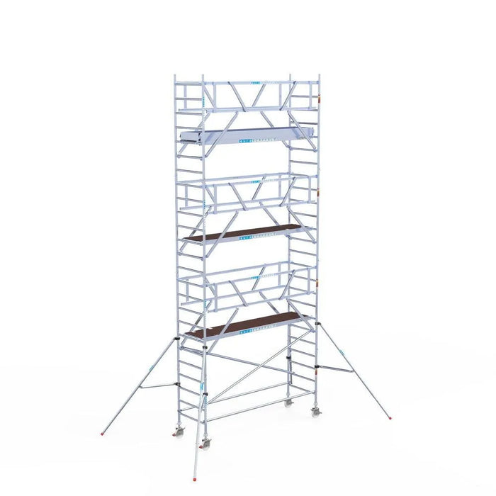 Rollgerüst Euroscaffold Professionell 90x305 9,2m Arbeitshöhe freistehend - Gerüstexpress.de