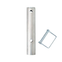 Rolling scaffold coupling for cylindrical pin