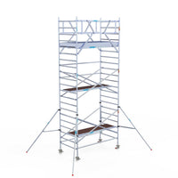 Rollgerüst Original 135x250 Euroscaffold 7,2m Arbeitshöhe freistehend