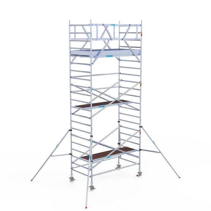 Rollgerüst Original 135x250 Euroscaffold 7,2m Arbeitshöhe freistehend - Gerüstexpress.de