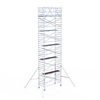 Rollgerüst Original 135x305 Eurogerüst Original 12,2m Arbeitshöhe Carbonplattform freistehend