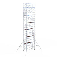Rollgerüst Original 135x305 Eurogerüst Original 14,2m Arbeitshöhe Carbonplattform freistehend