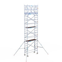 Rollgerüst Original 75x190 Eurogerüst Original 8,2m Arbeitshöhe Carbonplattform freistehend