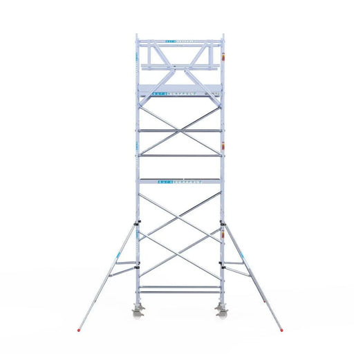 Rollgerüst Original 75x190 Euroscaffold 7,2m Arbeitshöhe freistehend - Gerüstexpress.de