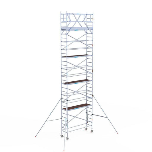 Rollgerüst Original 75x250 10,2m Arbeitshöhe Carbonplattform freistehend - Gerüstexpress.de