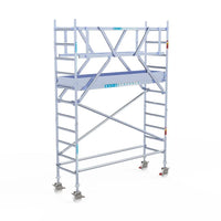 Rollgerüst Original 75x250 4,2m Arbeitshöhe Carbonplattform freistehend