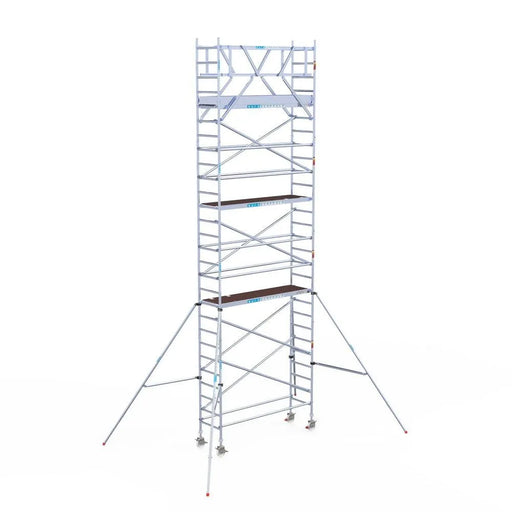 Rollgerüst Original 75x250 9,2m Arbeitshöhe Carbonplattform freistehend - Gerüstexpress.de