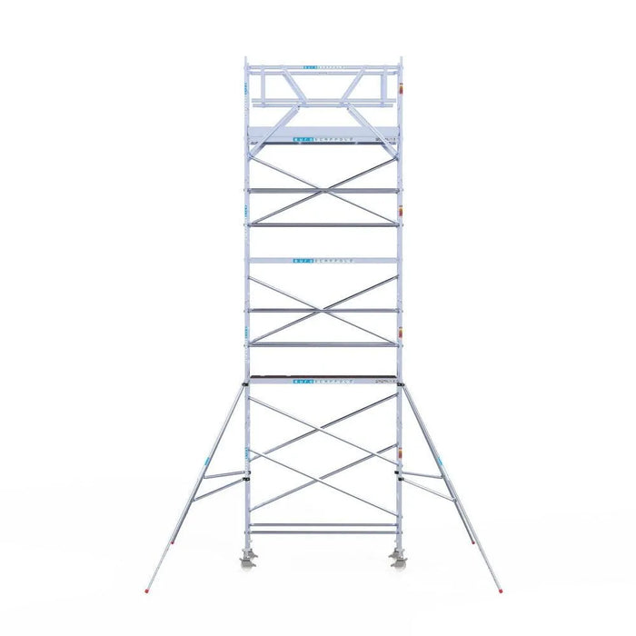 Rollgerüst Original 75x250 9,2m Arbeitshöhe Carbonplattform freistehend - Gerüstexpress.de