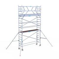 Rollgerüst Original 75x305 6,2m Arbeitshöhe Carbonplattform freistehend