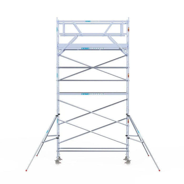 Rollgerüst Original 75x305 Euroscaffold 7,2m Arbeitshöhe freistehend - Gerüstexpress.de