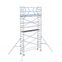 Rollgerüst Original 75x305 Euroscaffold 7,2m Arbeitshöhe freistehend