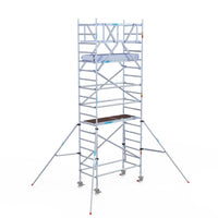 Rollgerüst Original 90x190 Eurogerüst Original 6,2m Arbeitshöhe Carbonplattform freistehend