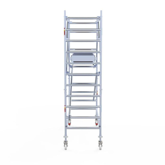 Rollgerüst Original 90x250 Eurogerüst Original 4,2m Arbeitshöhe Carbonplattform freistehend - Gerüstexpress.de
