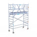 Rollgerüst Original 90x250 Eurogerüst Original 4,2m Arbeitshöhe Carbonplattform freistehend - Gerüstexpress.de