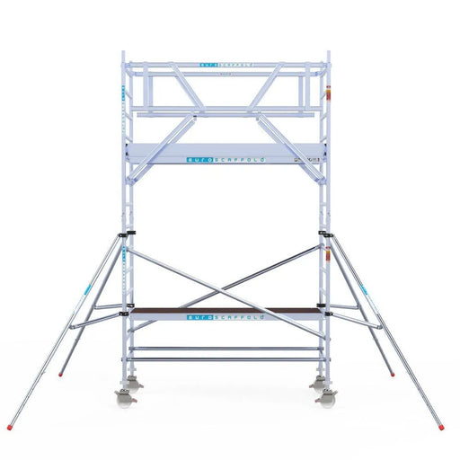 Rollgerüst Original 90x250 Eurogerüst Original 5,2m Arbeitshöhe Carbonplattform freistehend - Gerüstexpress.de