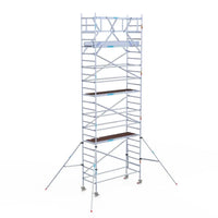 Rollgerüst Original 90x250 Eurogerüst Original 8,2m Arbeitshöhe Carbonplattform freistehend