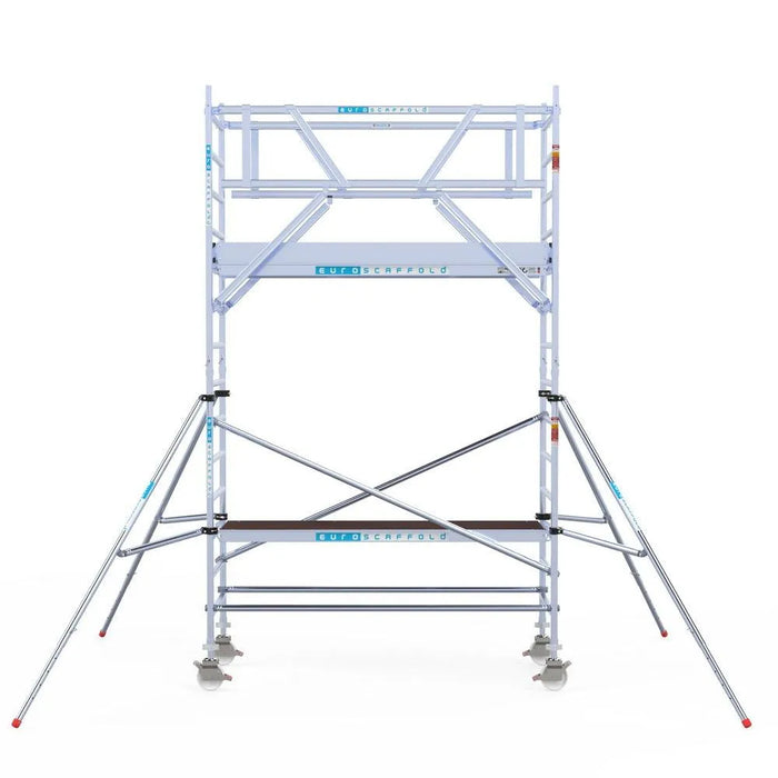 Rollgerüst Original 90x250 Euroscaffold 5,2m Arbeitshöhe freistehend - Gerüstexpress.de
