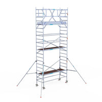 Rollgerüst Original 90x250 Euroscaffold 7,2m Arbeitshöhe freistehend