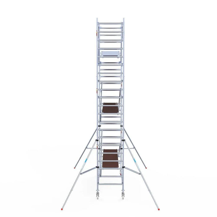 Rollgerüst Original 90x305 Eurogerüst Original 7,2m Arbeitshöhe Carbonplattform freistehend - Gerüstexpress.de