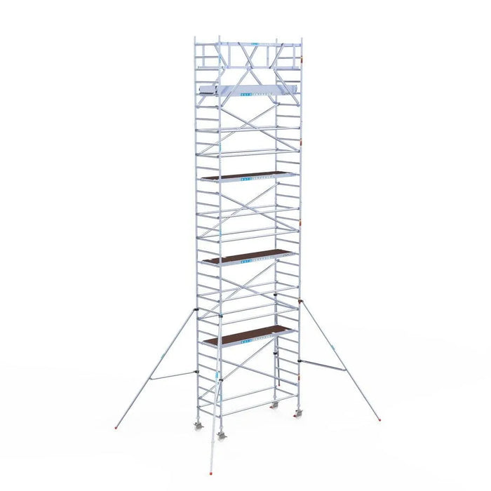 Rollgerüst Original Eurogerüst 90x250 10,2m Arbeitshöhe Carbonplattform freistehend - Gerüstexpress.de