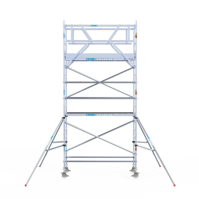 Rollgerüst Original Eurogerüst 90x250 6,2m Arbeitshöhe Carbonplattform freistehend - Gerüstexpress.de