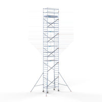 Rollgerüst Standard 90x190 12,2m Arbeitshöhe Carbonplattform