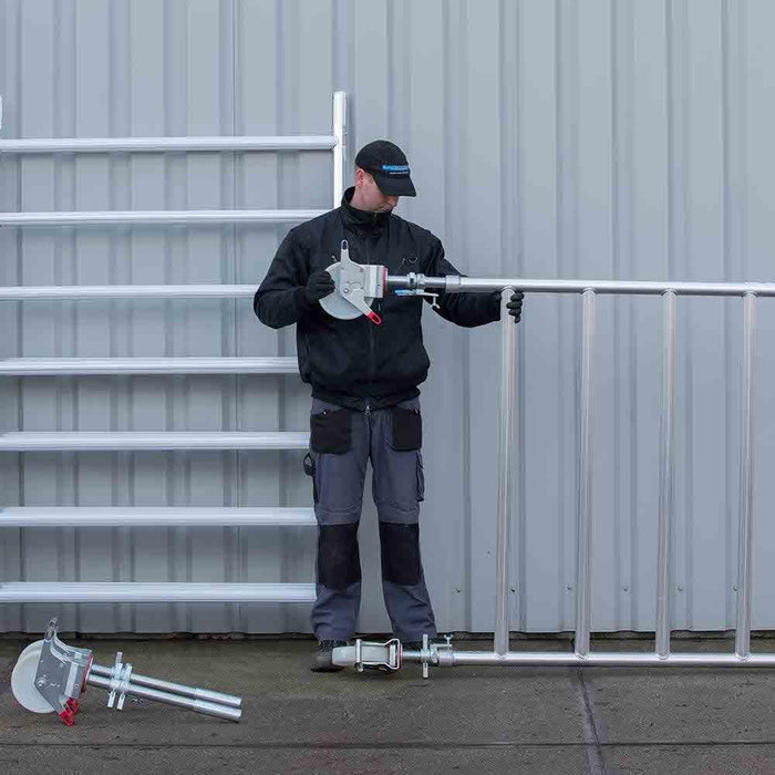 Rollgerüst Standard 90x305 12,2m Arbeitshöhe Carbonplattform - Gerüstexpress.de