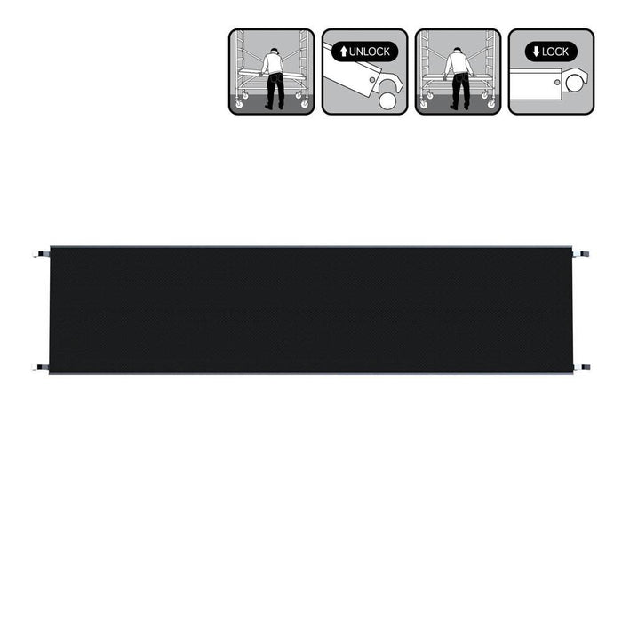 Rollgerüstplattformen aus Carbon oder Holz – mit/ohne Luke | 190/250/305/400 cm - Gerüstexpress.de