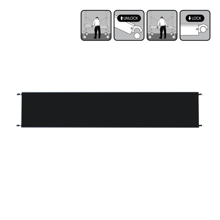 Rollgerüstplattformen aus Carbon oder Holz – mit/ohne Luke | 190/250/305/400 cm - Gerüstexpress.de