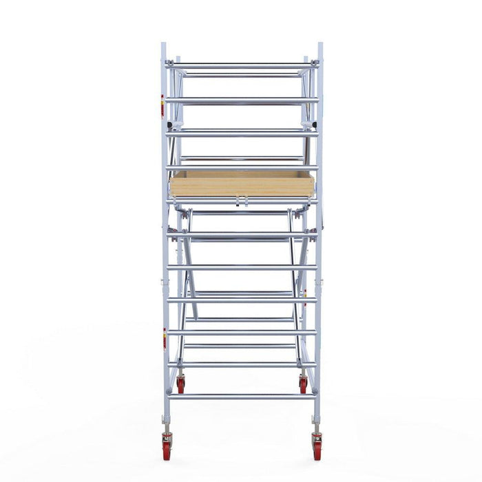Rollgerüst Euroscaffold Basic Plus 135x190 4,2m Arbeitshöhe freistehend - GerüstExpress