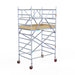 Rollgerüst Euroscaffold Basic Plus 135x190 4,2m Arbeitshöhe freistehend - GerüstExpress