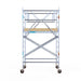 Rollgerüst Euroscaffold Basic Plus 135x190 4,2m Arbeitshöhe freistehend - GerüstExpress
