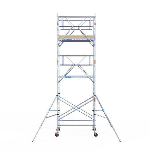 Rollgerüst Euroscaffold Basic Plus 135x190 7,2m Arbeitshöhe freistehend - GerüstExpress