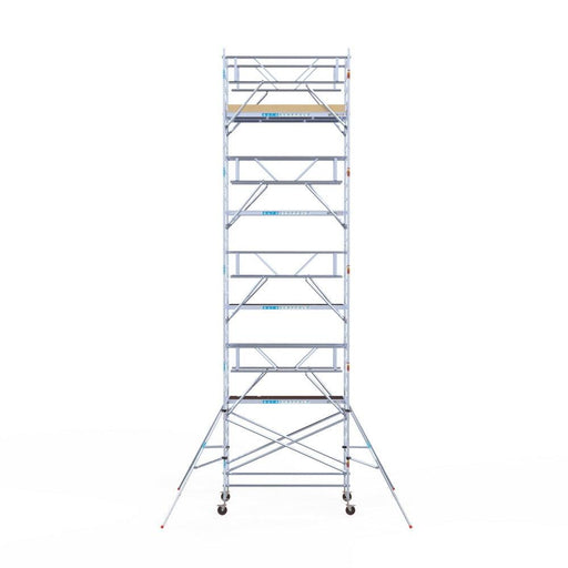 Rollgerüst Euroscaffold Basic Plus 135x250 10,2m Arbeitshöhe freistehend - GerüstExpress