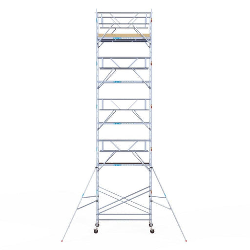 Rollgerüst Euroscaffold Basic Plus 135x250 11,2m Arbeitshöhe freistehend - GerüstExpress