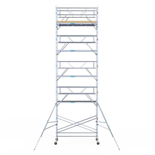 Rollgerüst Euroscaffold Basic Plus 135x305 11,2m Arbeitshöhe freistehend - GerüstExpress