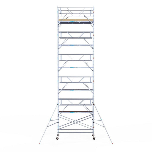 Rollgerüst Euroscaffold Basic Plus 135x305 12,2m Arbeitshöhe freistehend - GerüstExpress