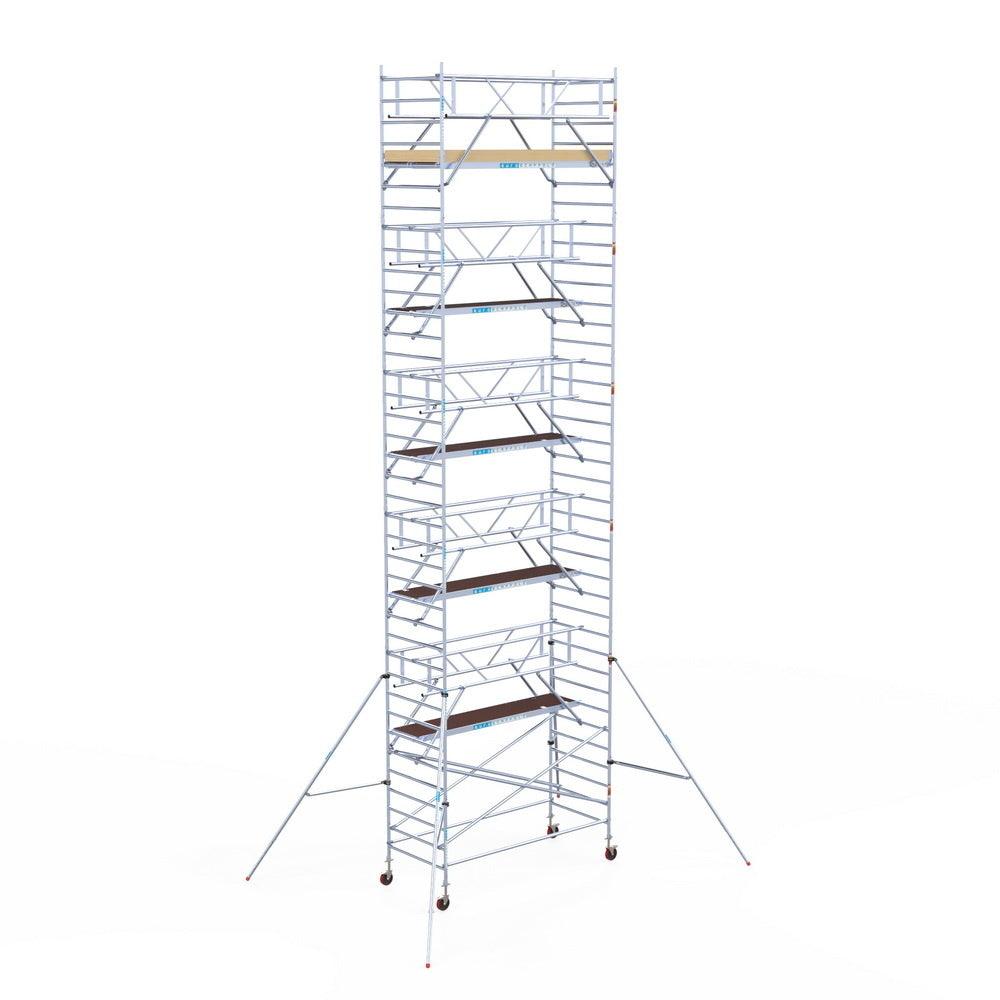 Unsere Euroscaffold Basic Plus Rollgerüste mit Sicherheitsgeländer 135 cm