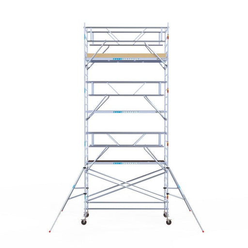 Rollgerüst Euroscaffold Basic Plus 135x305 8,2m Arbeitshöhe freistehend - GerüstExpress