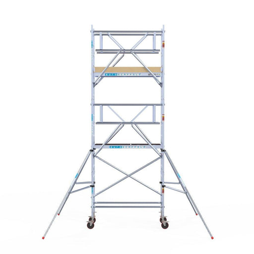 Rollgerüst Euroscaffold Basic Plus 75x190 6,2m Arbeitshöhe freistehend - GerüstExpress