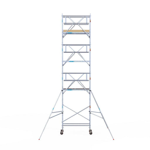 Rollgerüst Euroscaffold Basic Plus 75x190 9,2m Arbeitshöhe freistehend mit Carbon - GerüstExpress