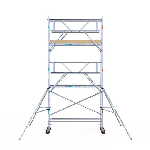 Rollgerüst Euroscaffold Basic Plus 75x250 6,2m Arbeitshöhe freistehend - GerüstExpress