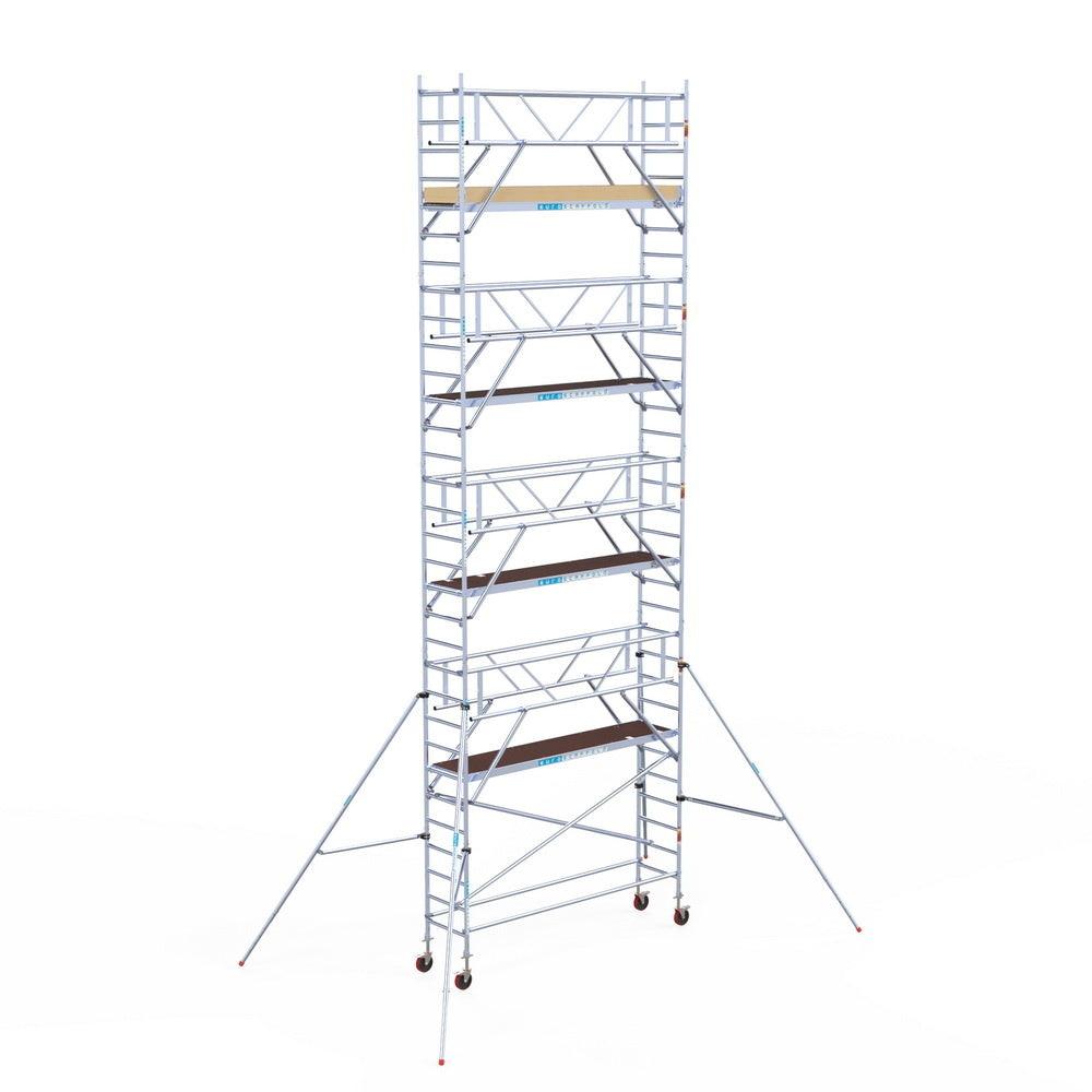 Unsere Euroscaffold Basic Plus Rollgerüste mit Sicherheitsgeländer 75 cm