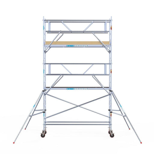 Rollgerüst Euroscaffold Basic Plus 75x305 6,2m Arbeitshöhe freistehend - GerüstExpress
