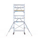 Rollgerüst Euroscaffold Basic Plus 90x190 6,2m Arbeitshöhe freistehend - GerüstExpress