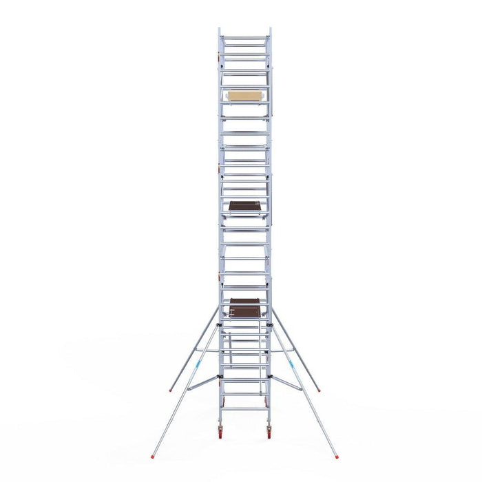 Rollgerüst Euroscaffold Basic Plus 90x190 8,2m Arbeitshöhe freistehend - GerüstExpress
