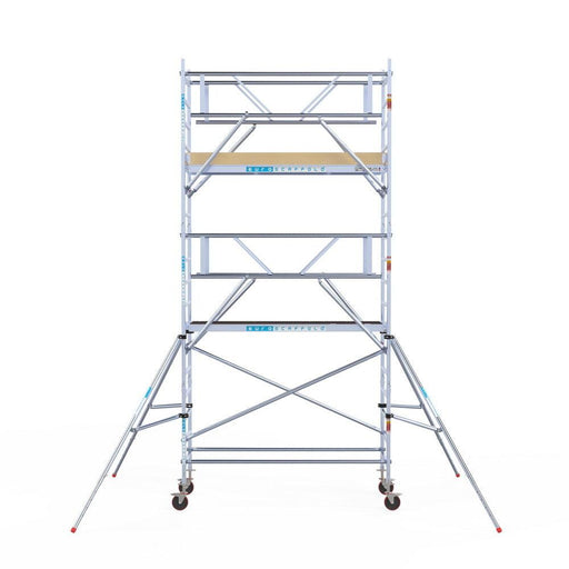 Rollgerüst Euroscaffold Basic Plus 90x250 6,2m Arbeitshöhe freistehend - GerüstExpress