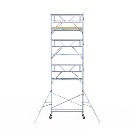 Rollgerüst Euroscaffold Basic Plus 90x250 9,2m Arbeitshöhe freistehend - GerüstExpress