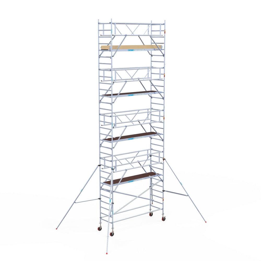 Unsere Euroscaffold Basic Plus Rollgerüste mit Sicherheitsgeländer 90 cm