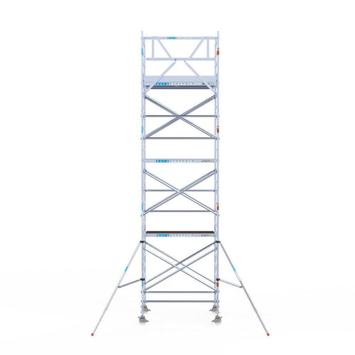 Rollgerüst Eurogerüst Original 135x190 8,2m Arbeitshöhe an der Fassade - GerüstExpress